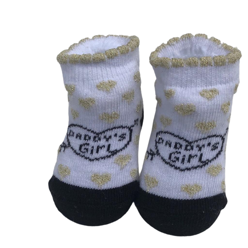 Baby Socks - Daddy's Girl | Buy Baby Girls' Socks Online In India | Smiley Buttons